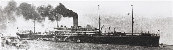 ミネソタ号の出帆（1909.08.19）