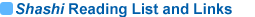Shashi Reading List and Links