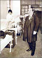 Shibusawa Eiichi visiting the Yoiku-in