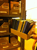 保存書庫の書架
