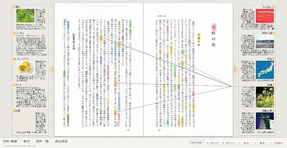 eReadingで著作を読むページ