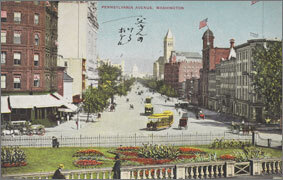 絵葉書：Pennsylvania Avenue, Washington