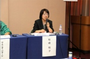 Moderator Yuko Matsuzaki